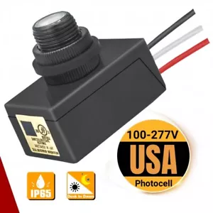 Control de luz ocular poste cableado exterior con sensor de luz exterior fotocélula - Imagen 1 de 18