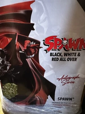 Estátua de resina Spawn #1 preta, branca e vermelha em escala 1:10 ***EM ESTOQUE*** - Imagem 1 de 4