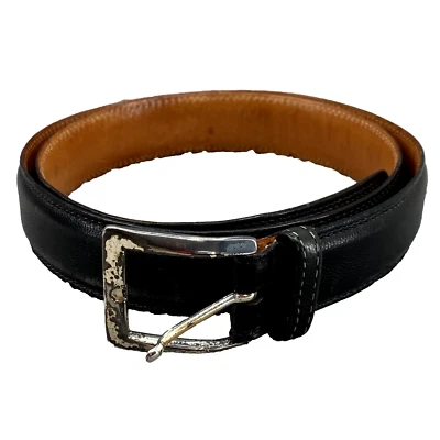 Martin Dingman Leather Belt Men's 36 Italian Calfskin USA Made Corpcore Classic - Image 1 of 4