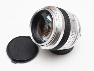 Custom SIlver refinished/CLAed! Minolta MC Rokkor-X 85mm f/1.7 Portrait lens - Picture 1 of 7