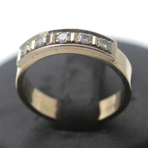 Diamant Ring 585 Gold 14 Kt Gelbgold Damen Goldring Goldschmuck Wert 1190,- - Bild 1 von 7