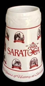 Commemorative 2013 Saratoga Race Course 150 Years of History NIB Ceramic Mug - Picture 1 of 16