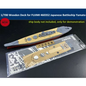 Holzdeck im Maßstab 1:700 für Fujimi 460352 japanisches Marine Schlachtschiff Yamato Modell - Bild 1 von 3