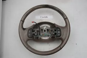 97-03 Ford F150 F-150 Tan Leather Steering Wheel Cruise F-250 F250 Expedition - Picture 1 of 10
