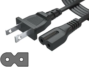 6ft AC Power Lead For Sony CFDS50 CFDS70 ZSRS60BT CFD-S50 CFD-S70 ZSR-S60BT - Picture 1 of 3