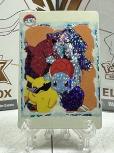 Pokemon Cool 😎 Pikachu Pocket Monsters Vintage Vending Machine Holo sticker - Picture 1 of 7