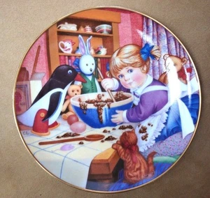 FRANKLIN MINT Collectible Plate "Little Gourmet" 1988 CAROL LAWSON - Picture 1 of 4
