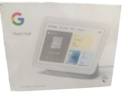 Google Nest Hub (2nd Gen.) Smart Display - Chalk (GA01331-US) - Image 1 of 4