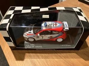 Minichamps 1/43 Ford Focus WRC 1999 Portugal Winner Colin McRae Diecast Model - Picture 1 of 6