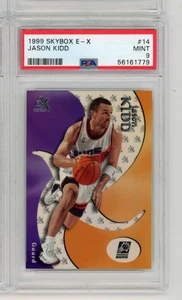 1999-00 Skybox E-X #14 Jason Kidd - HOF - POP 2 None Higher - PSA 9 - Bild 1 von 2