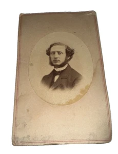 Antique Photo Beared Man by R.A. Lewis New York - Picture 1 of 5
