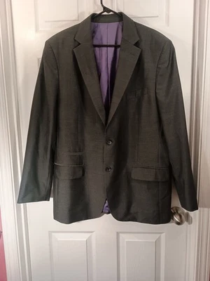 Blazer Steve Harvey Edición Celebridad Talla 44R Gris Oscuro Foto 1 de 4
