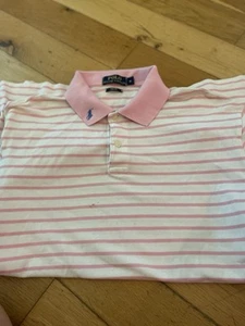 Ralph Lauren Men’s Pro Fit Striped Polo Shirt Size Medium Genuine - Picture 1 of 7