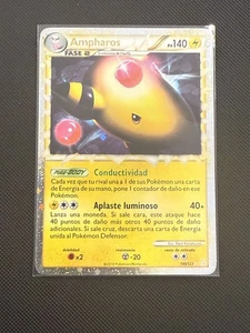 Pokemon TCG: Ampharos (Prime) 105/123 SPANISH - Heartgold & Soulsilver (NM) - Picture 1 of 2