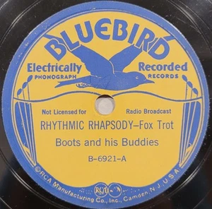 HEARđź‘‚Boots And His Buddies Rhythmic Rhapsody Swanee River Blues Jazz 78 RPM - Picture 1 of 5