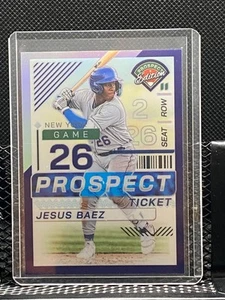 Jesus Baez 2024 Prospect Edition Purple Holo Prospect Ticket #21/99 Mets - Picture 1 of 2