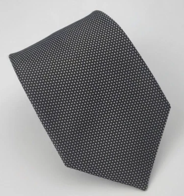 Corbata de seda Stafford azul plata lunares hombre 57 x 3,25 Foto 1 de 4