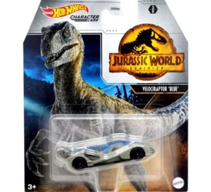 Coches Hot Wheels Jurassic World Dominion Velociraptor Personaje Azul 3/6 - Imagen 1 de 7
