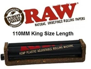RAW Hemp Ecoplastic Roller 110mm Adjustable Rolling Machine for King Size Papers - Picture 1 of 6