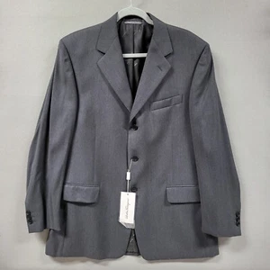 Salvatore Ferragamo Blazer Giacca Uomo Tg 52 7R Grigio Tre Bottoni Italia - Foto 1 di 11