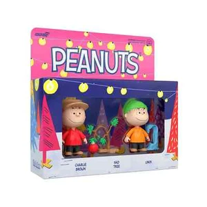 Un Charlie Brown Christmas Peanuts ReAction Figura Holiday Box Set - Super7 - Imagen 1 de 6