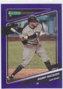 2021 Panini Donruss Manny Machado Purple Foil #142 - Picture 1 of 2