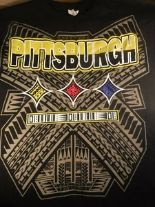 Pittsburg, Steel Pride Men's Black T-Shirt Sz XL - Picture 1 of 6