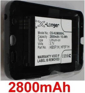 Coque + Batterie 2800mAh type HB5F1H, HF5F1H Pour HUAWEI: Honor, M886, U8860 - Photo 1 sur 1