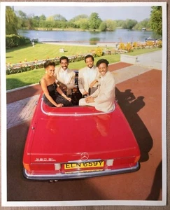 THE PLATTERS SIGNED PHOTO 10"x 8" Colour / Rare / All four members - Picture 1 of 6