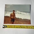 1980s Photo Shirtless Beefcake At The Beach With Beer Gay Int