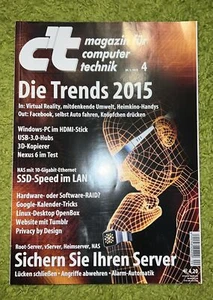Heise CT Magazin Zeitschrift - c't Heft 4 / 2015 - Bild 1 von 2