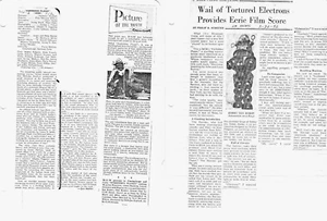 FORBIDDEN PLANET 1956 FJ ACKERMAN MOVIE CLIPPINGS REVIEWS ADS + PHOTOCOPIES - Picture 1 of 2