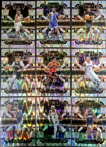 2023-24 Seleziona Basketball Concourse Tectonic Prizm Scegli Esordienti e Veterinario 1-100 - Foto 1 di 2