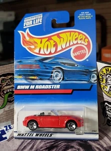 👓Hot Wheels 2000 #100🔥BMW M Roadster Z3 Red⭐Chrome 5-Spoke Wheels⚡Base VARIATI - Picture 1 of 7