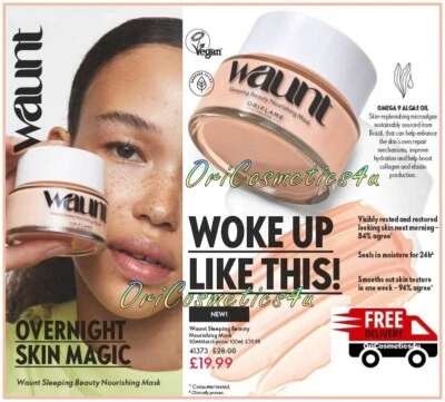 Oriflame Waunt Sleeping Beauty Nourishing Face Mask   For Long Lasting Hydration - Image 1 of 4