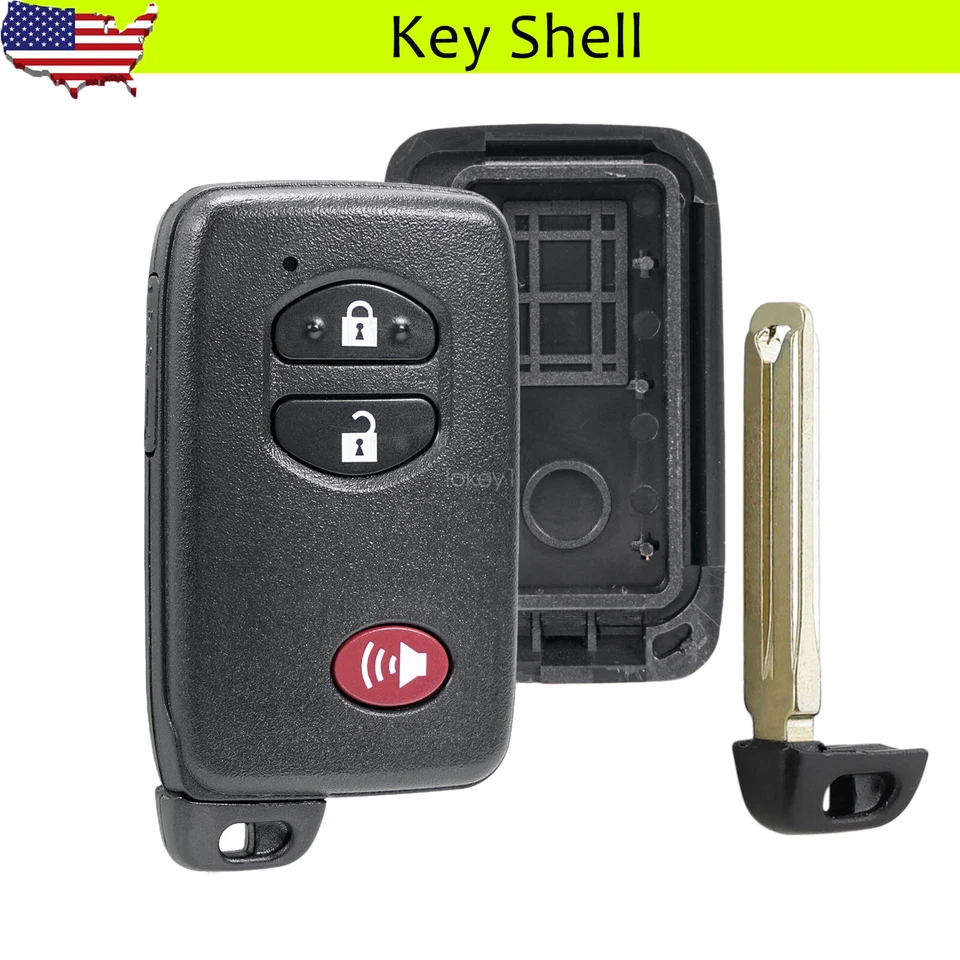 适用于丰田普锐斯 V 遥控钥匙链外壳 HYQ14ACX 2010 2011 2012 2013 2014 2015 — 第 1/4 张图片