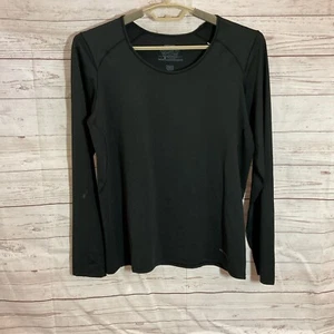 Patagonia Shirt Damen L schwarz Langarm Rundhals Stretch Base Layer Outdoor - Bild 1 von 6