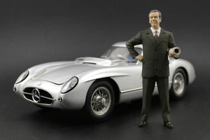 Rudolf Uhlenhaut Figure for 1:18 CMC Mercedes-Benz 300SLR Coupe 1955 NO CAR - Picture 1 of 9