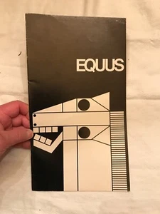 1974 Equus with Anthony Perkins & Thomas Hulce Souvenir Brochure Program - Picture 1 of 4