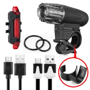Luce LED Super Luminosa Bici USB Ricaricabile Bicicletta Faro Anteriore Impermeabile - Foto 1 di 24