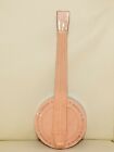 Vintage Ideal Toy Baby Rattle Celluloid Banjo Guitar Instrument Pink/Blue Toy