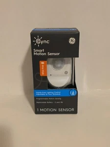 GE Cync Smart Wire-Free Motion Sensor - White - Picture 1 of 5