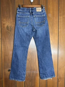 Abercrombie & Fitch Boy Jeans Size 12 Baxter Low Rise Slim Boot Fit - Picture 1 of 9