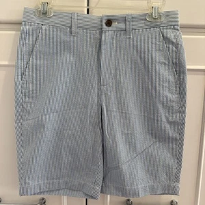 Crewcuts Shorts Boys Xl Blue Seersucker Shorts Size 12 NEW W TAG Preppy XL - Picture 1 of 15