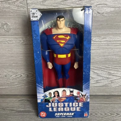 Figura de acción Justice League Superman 10" 2003 Mattel nueva sellada Foto 1 de 4