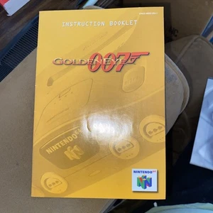 Goldeneye 007 Nintendo 64 N64 Instruction Manual Booklet ONLY James Bond - Picture 1 of 4