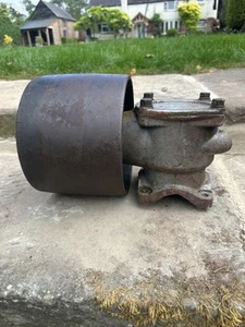 Vintage PTO FLAT BELT PULLEY TRACTOR ,GREY FERGUSON, Saw Bench refgc - Picture 1 of 9