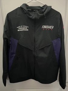 Nike Chicago Marathon 2024 Windrunner Finisher Jacke schwarz Gr. Medium FV6204-010 - Bild 1 von 5