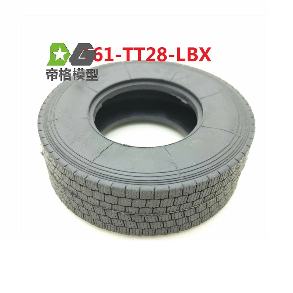 RC Truck Accessories Rubber Tyre for Tamiya 1/14 770S 56368 Tractor Car Model - Image 1 of 1