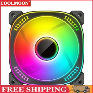 PC Case Fan 12V 4PIN PWM ARGB CPU Cooler ARGB Case Cooler Fan for Computer Case - Afbeelding 1 van 14